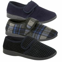 extra wide house slippers