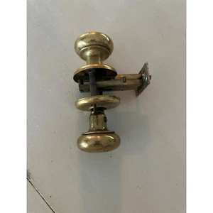 lockwood Door Knob Bright Brass Passage - Picture 1 of 5