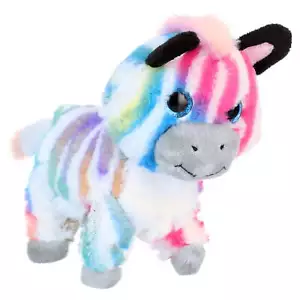 Electronic Walking Pet, Rainbow Zebra, 6" Tall Toddler Toys - Picture 1 of 6