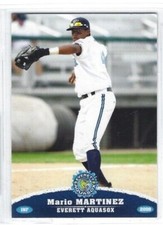 2009 Everett AquaSox (High-A Seattle Mariners) Mario Martinez