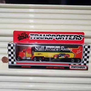 Matchbox White Rose #74 J SPRAGUE STAFF AMERICA 1993 CY104 SuperStar Transporter - Picture 1 of 1