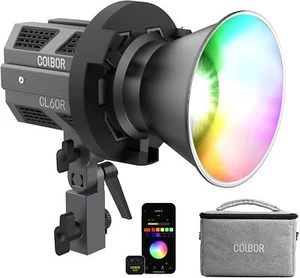 SYNCO COLBOR CL60R COB Video Light RGBWW 65W Full Color 2700K-6500K Bowens APP - Picture 1 of 7
