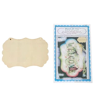 Tole Pattern Packet: Dragonfly Welcome Plaque + Wood Surface - Jamie Mills-Price - Picture 1 of 6