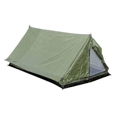 NEU 2 Personen Zelt Minipack oliv Camping Outdoor Survival Festival Bushcrafting - Bild 1 von 2