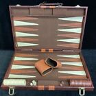 Vintage Backgammon Set In Handled Case (1A) MO#8766