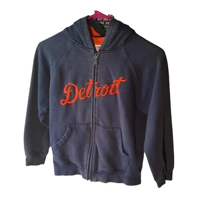 Sudadera con Capucha Majestuosa Juvenil Detroit Tigers Talla 8 Escritura Bordada Foto 1 de 4