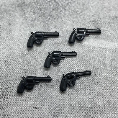 Paquete de 5 bloques de pistola revólver armas accesorios para minifiguras B25738 Foto 1 de 2