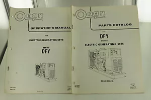 Vintage ONAN DFY Series Generator GenSet Operators Manual & Parts Catalog - Picture 1 of 1