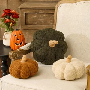 Cuscino Zucca Ringraziamento per Decorazione Camera da Letto Halloween - Foto 1 di 6