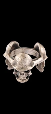 Casco Triple Anillo Primera Guerra Mundial Gótico Primera Guerra Mundial Segunda Guerra Mundial Motociclista Gótico Único  Foto 1 de 4