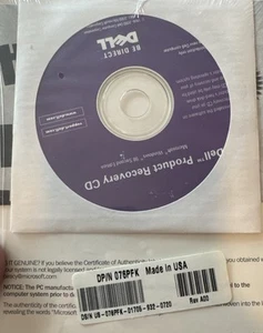 CD de récupération Microsoft Windows 98 SE Dell OEM + manuel scellé DP/N 076PFK - Photo 1/2