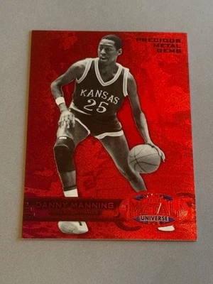 Danny Manning Precious Metal Gems PMG 2012-13 Fleer Metal sp Insert Red /150 - Image 1 of 3