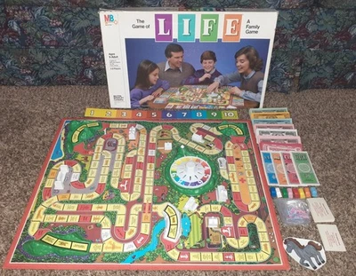 DE COLECCIÓN 1985 MILTON BRADLEY EL JUEGO DE LA VIDA JUEGO DE MESA FAMILIAR Foto 1 de 4