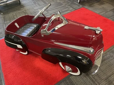 Chrysler 1941 coche de pedales vintage Steelcraft completamente restaurado raro Foto 1 de 4