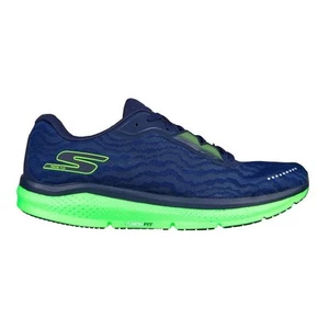 Men's Skechers Go Run Ride 10, Navy/Lime, 9 D Medium US - Picture 1 of 1