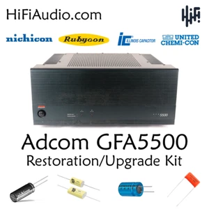 Adcom GFA-5500 amplifier amp restoration recap service kit fix repair capacitor - Picture 1 of 6