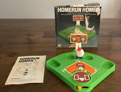 RARO Juego de Béisbol Vintage 1981 TOMY HOMERUN HOMER Cuerda Japón Foto 1 de 4
