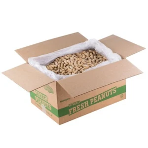 Roasted Salted In-Shell Peanuts Hampton Farms Bulk Supply Gluten Free 25-Lbs - Picture 1 of 3