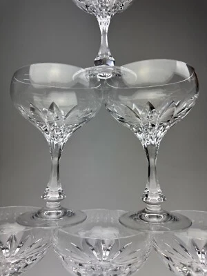 Vintage-Set aus 6 Sektgläsern  JOSKA  1960–80er Jahre Handarbeit Echt Bleikrista - Bild 1 von 4