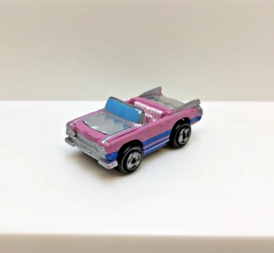 Micro Machines 1959 Cadillac Convertible Pink/Blue REFLECTORS RARE Super Nice! - Image 1 of 4