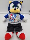Build a Bear Workshop SONIC the HEDGEHOG Plush Stuffed Animal Character +Clothes