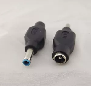 10x DC Power Adapter Plug 5.5x2.1mm Female To 4.5x3.0mm Male HP Ultrabook Laptop - Picture 1 of 3
