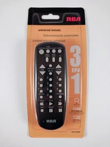 RCA 3 IN 1 Universal Remote - RCU703SPN - TV/DVD/VCR - Sealed - Picture 1 of 5