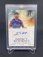 2012-13 Panini Intrigue Impact Rookies Isaiah Thomas Rookie Auto RC /299