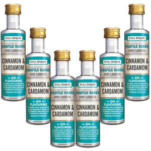 6X Still Spirits Perfiles Gin Canela y Cardamomo 50ml Esencia Casera - Imagen 1 de 3