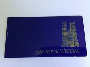 ROYAL WEDDING 1986 STAMP BOOKLET-ST VINCENT- 3 X 4 60c STAMPS - Picture 1 of 2