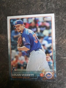 2015 Topps Updated Series Rookie Logan Verrett RC Card# US400 - Picture 1 of 2