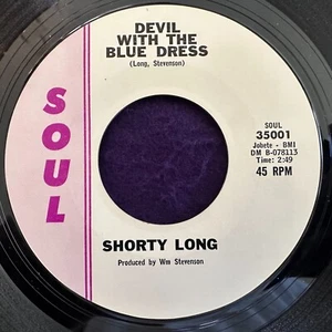 SHORTY LONG Devil With The Blue Dress / Wind It Up SOUL 45 RPM Soul R&B EX - Picture 1 of 2
