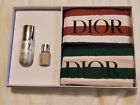 DIOR VIP GIFT TRAVEL SET CAPTURE TOTALE SERUM BACKSTAGE PRIMER + 2 POUCHES BAGS
