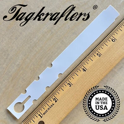 Wrap Around Plastic Nursery Garden Tree Labels Plant Tags WHITE 7"x 3/4" - Image 1 of 4