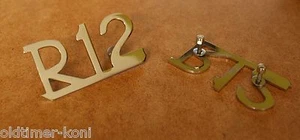 Kotflügelschmuck, nierosta, M3 Schrauben, Ersatzteil passt für BMW R12 - Bild 1 von 1