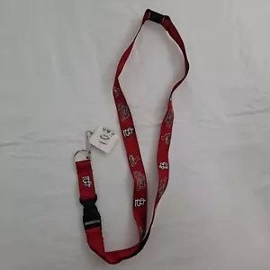 St Louis Cardinals Lanyard ¾ Inch Red - Picture 1 of 9