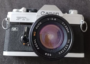 Vintage Canon Kamera FTb QL mit 28mm Objektiv - Bild 1 von 8