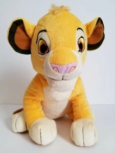 Disney Lion King Simba Cub Plush Animal-Toy-Stuffed Lion-12" Sitting-Collectible - Picture 1 of 9