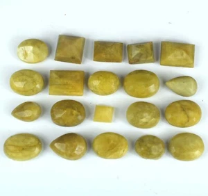 Natürlicher brasilianischer gelber Beryll 135 kt Mix Form Edelstein Posten Geburtstagsgeschenk - Bild 1 von 7