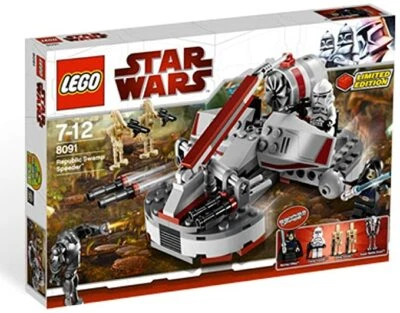 Lego 8091 - Star Wars Republic Swamp Speeder Set - Novo Na Caixa - Imagem 1 de 4