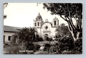 Postal con fotografía real RPPC Carmel Mission California Kodak - Imagen 1 de 2