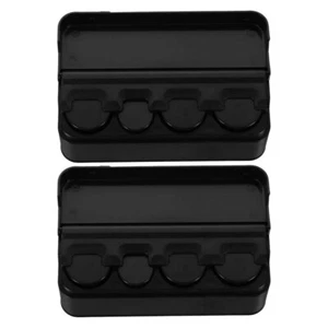 2pcs Coin Holder Car Change Holder Organizer Change Dispenser Coin Purse For Car - Imagen 1 de 12