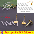 12 PCS Earring Backs Safety Stoppers Soft Clear ZO