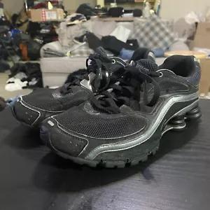 Zapatillas Nike Shox Turbo Negras Metálicas Plateadas 2009 Para hombres 8.5 366410-005 - Imagen 1 de 8
