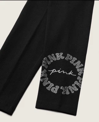 Victoria’s Secret PINK Bling Seal Logo Leggings XXLARGE - Image 1 of 4