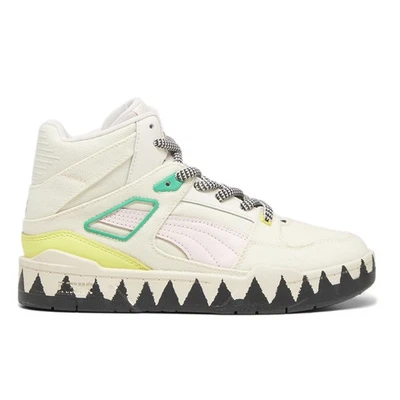 PUMA Lemlem X Slipstream High Top  Womens Green, Off White Sneakers Casual Shoes - Image 1 of 4