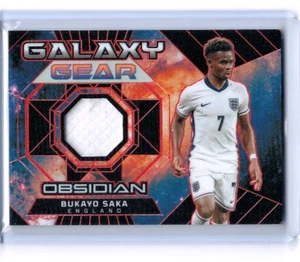 2024-25 Panini Obsidian Bukayo Saka Galaxy Gear Jersey Etch Orange #'ed 31/99 - Picture 1 of 1