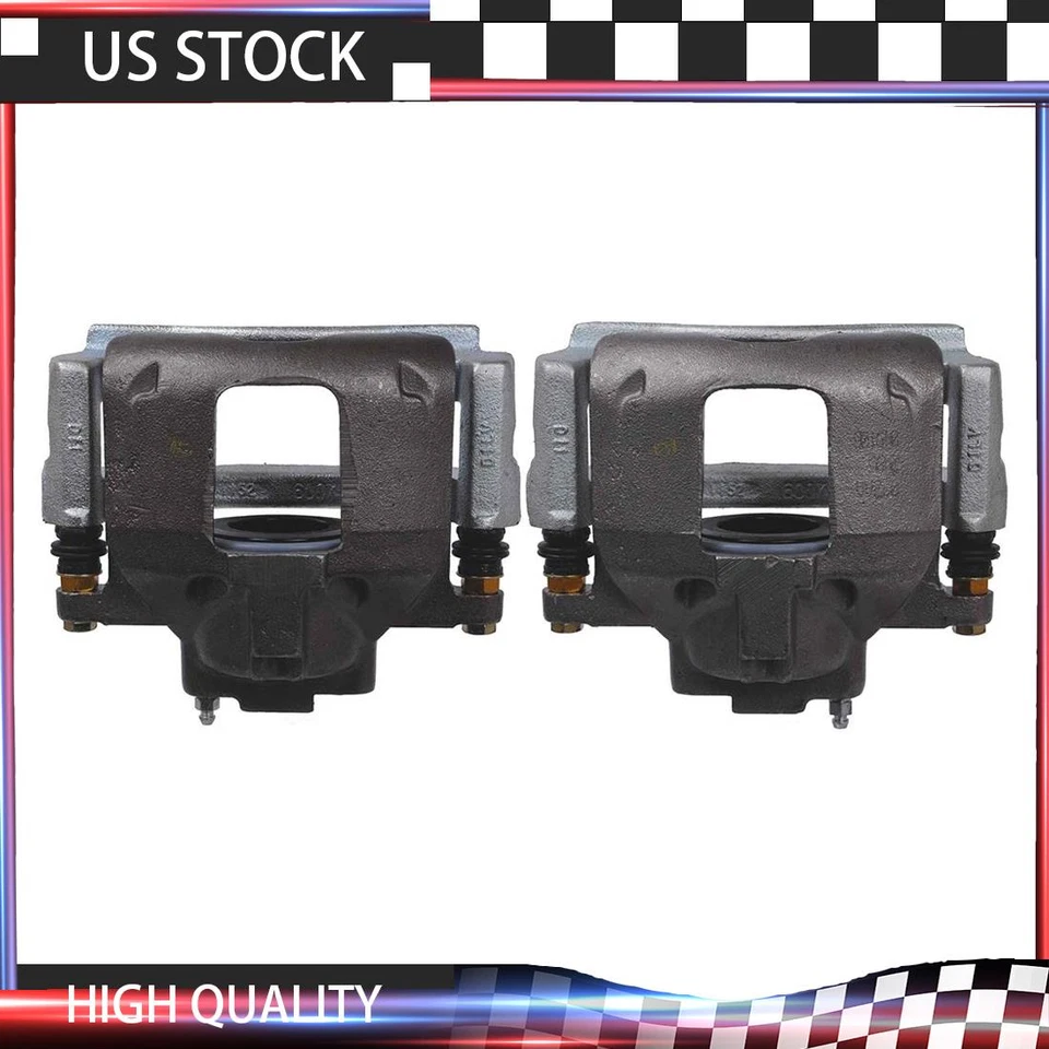 Pinzas de freno delanteras izquierda y derecha con soporte para Jeep Wrangler JK 2018 Foto 1 de 4