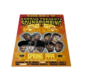 Vintage RAWKUS Soundbombing II PROMO STICKER 8x6 Eminem Mos Def Talib Kweli 1999 - Picture 1 of 4