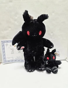 Build A Bear Mothman 16" NWT And Mini Mothman Plush! With Birth Certificate! - Picture 1 of 10
